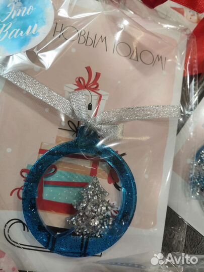 Ёлочные игрушки из эпоксидной смолы