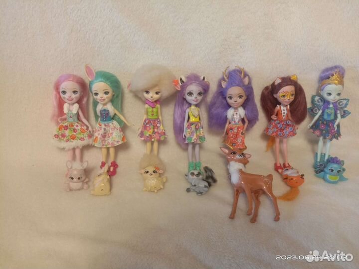 Куклы энчантималс с питомцами