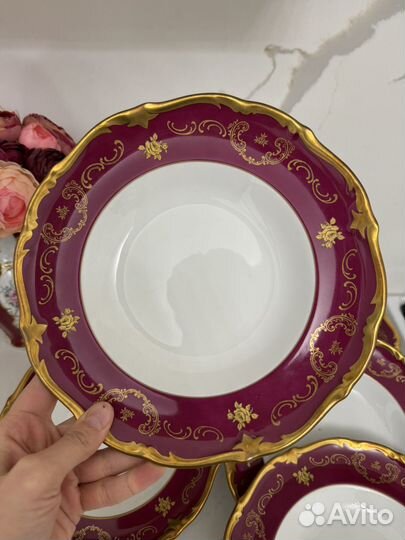 Тарелки райхенбах красные