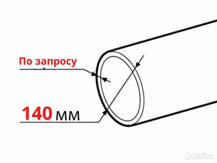 Труба пнд 140 мм техническая