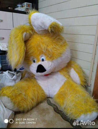 Мягкая игрушка заяц