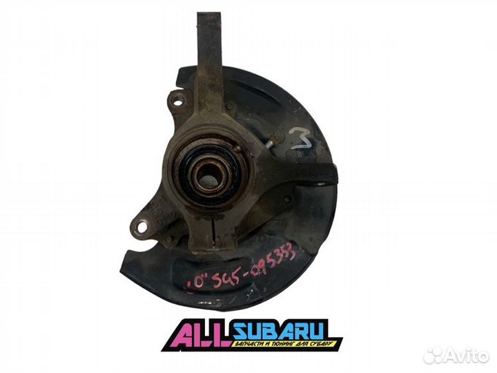 Кулак передний, ступица, цапфа передний левый