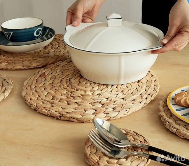 Плейсматы, салфетка плетеная