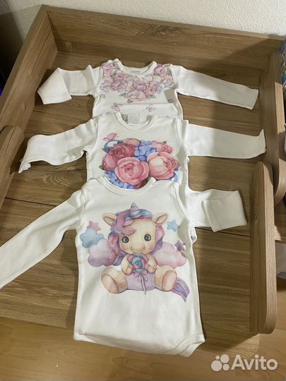 Детская одежда для девочек пакетом 80