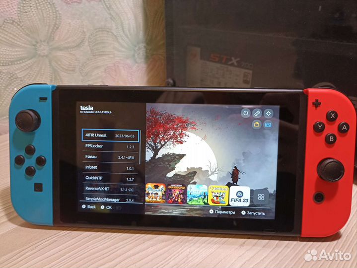 Nintendo switch прошитая + игры