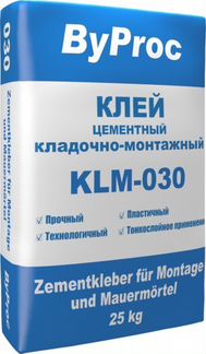 Клей для газоблока KLM-030 25кг 