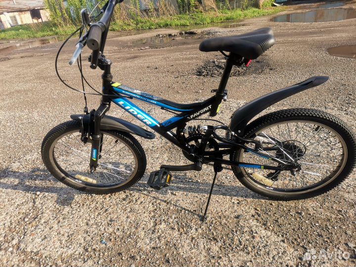 Велосипед горный детский двухподвес 20