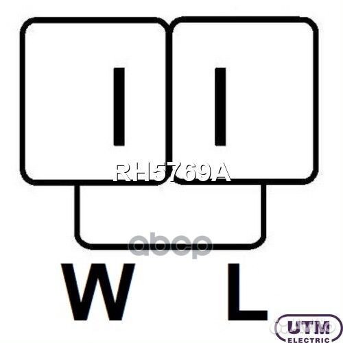 Регулятор генератора + щеткодержатель RH5769A Utm