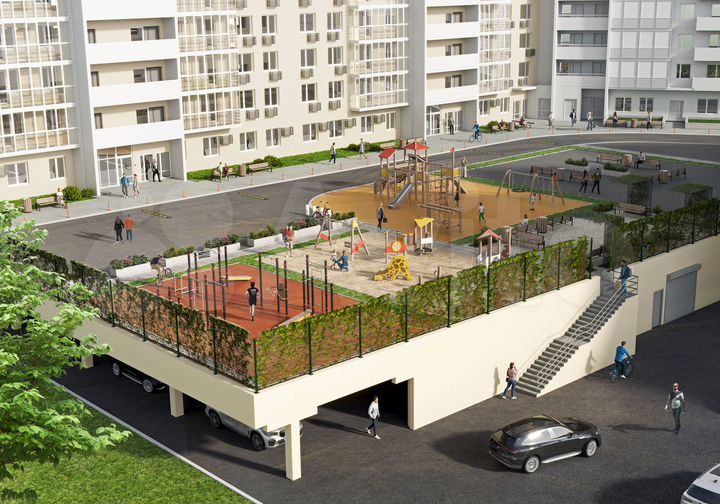 2-к. квартира, 58 м², 22/26 эт.