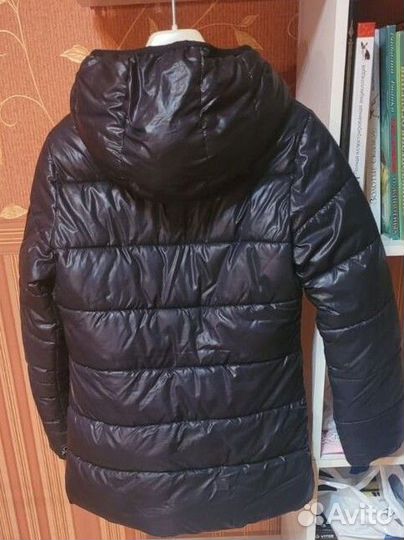 Пуховик куртка для девочки Benetton +шапка Global