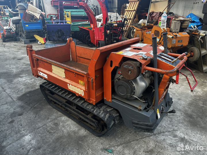 Строительная самосвальная гусиничная телега