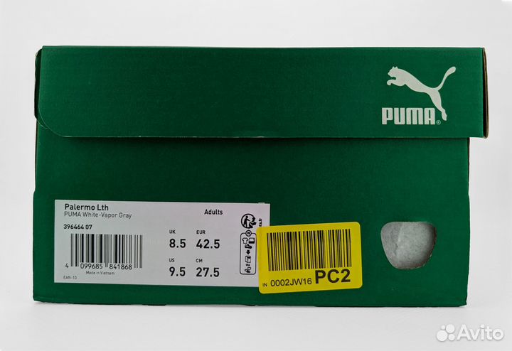 Кроссовки Puma Palermo Leather Оригинал