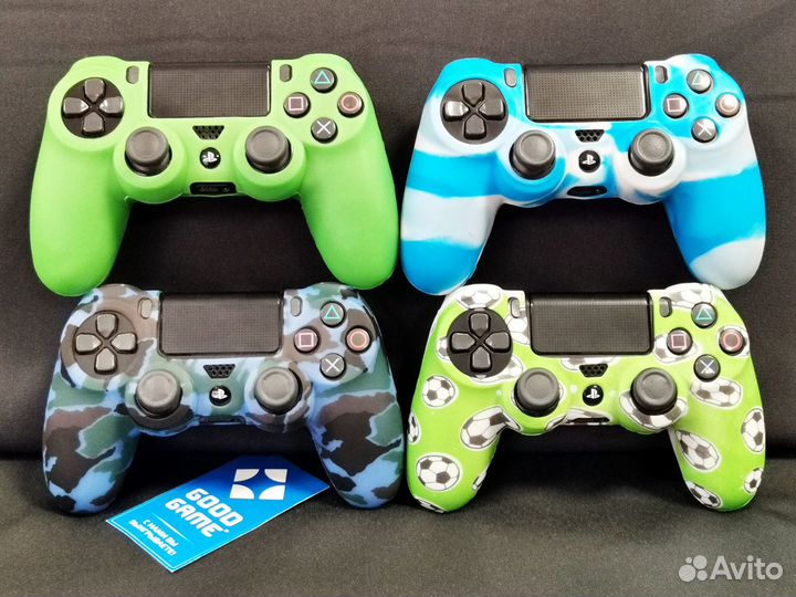 PS4. Силиконовый чехол для DualShock 4. Арт. 0429