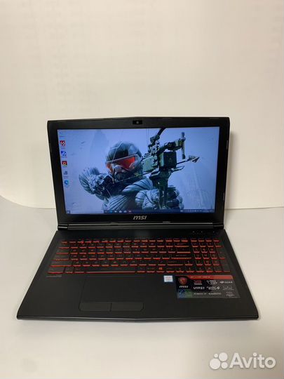 Игровой ноутбук MSI I7 7700hq / GTX 1060