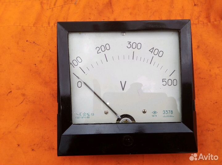 Вольтметр 500 вольт