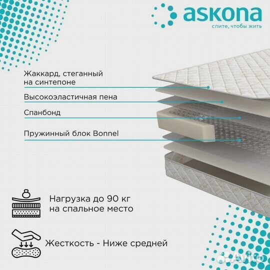 Матрас от Аскона-век новый