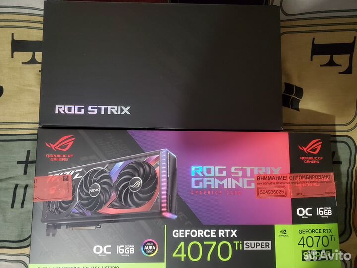 Asus ROG Strix RTX 4070 Ti Super OC Edition 16GB