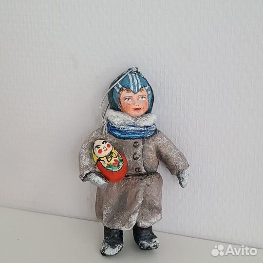 Ватные игрушки на елку