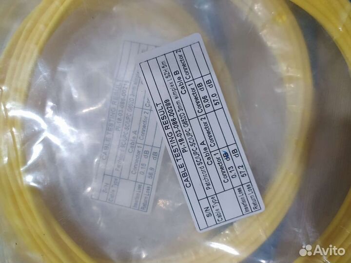 Оптические патч-корды.Есть разные