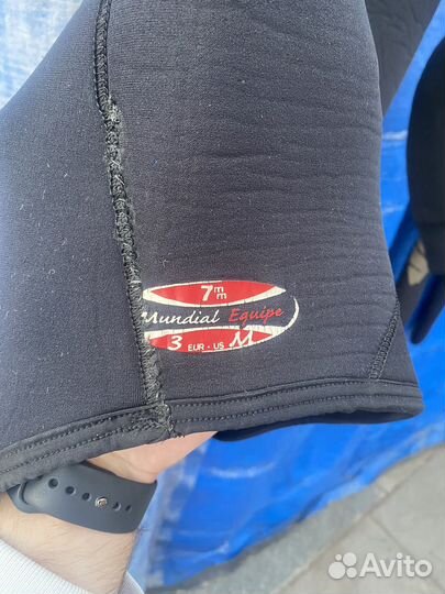 Гидрокостюм, Маска,Ласты