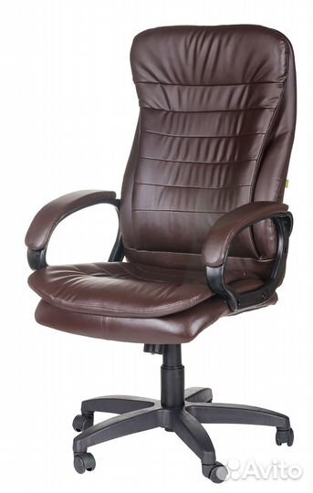 Кресло руководителя Силуэт коричневый