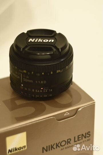 Объектив Nikon AF nikkor 50mm f/1.8D