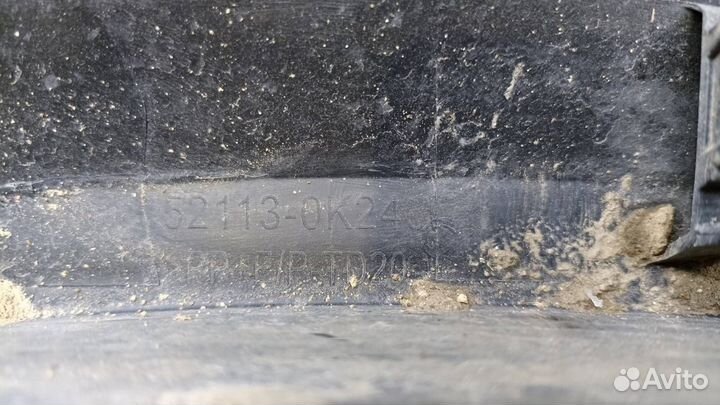 Накладка бампера левая Toyota Fortuner AN160 2015