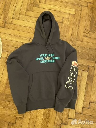 Худи Adidas Originals синий, р-р 