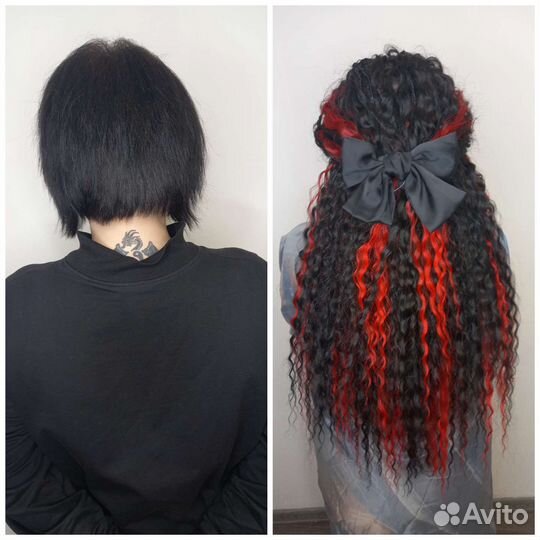 Волосы искусственные локоны/кудри