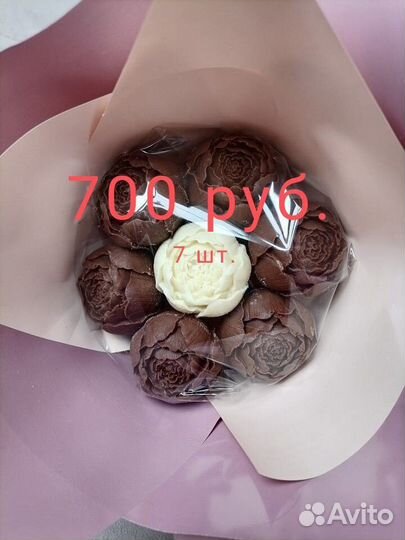 Букет из шоколадных цветов
