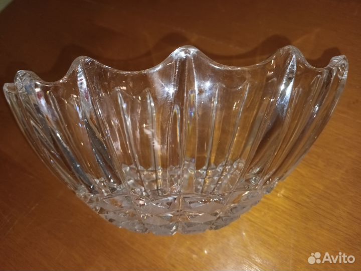 Ваза-чаша хрусталь (для фруктов,сладостей,хрусталь