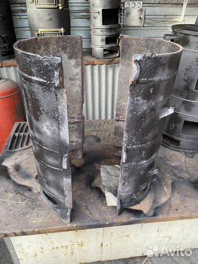 Печь буржуйка чугунная СССР