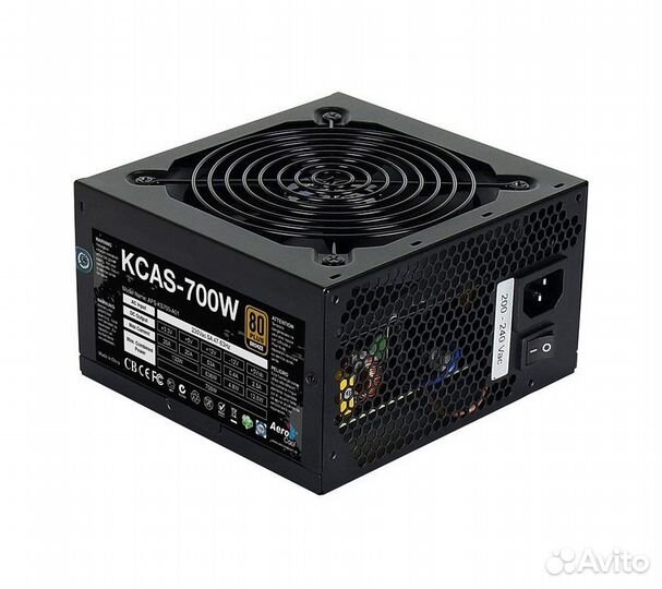 Блок питания Aerocool ATX 700W kcas plus 700 80+ b