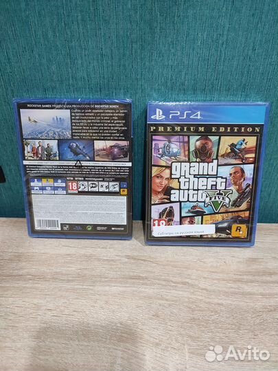 Игра для PlayStation 4 GTA 5 (PS4) На диске. Новая