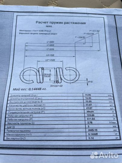 Пружины для мебели пружина 237