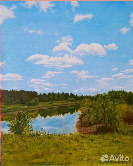 Картина маслом пейзаж