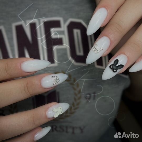 Модель на маникюр наращивание