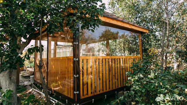 Мягкие окна для беседки под 