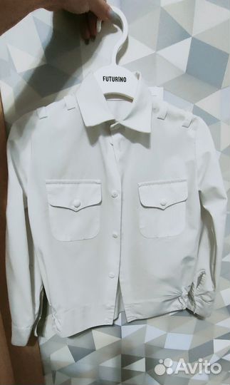 Рубашка белая кадетская