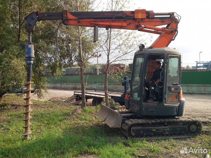 Аренда мини экскаватора, Ямобур в Железнодорожном