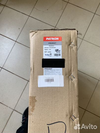 Радиатор охлаждения kia rio hyundai solaris