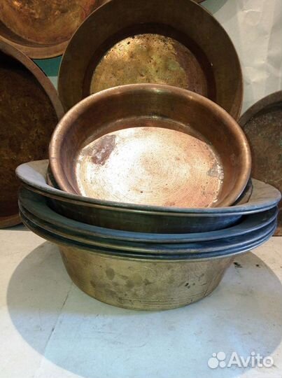 Таз латунный из СССР