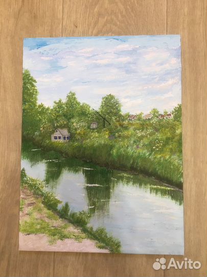 Картина маслом на холсте пейзаж