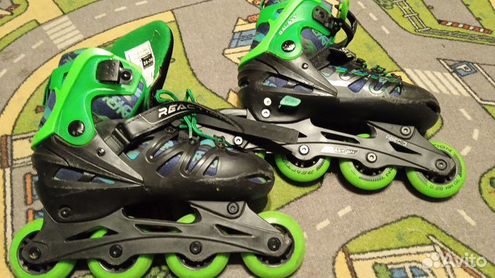Роликовые коньки детские с комплектом защиты