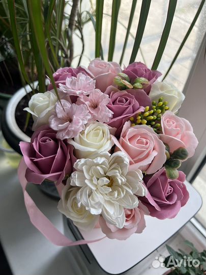 Мыльный букет или цветы из мыла