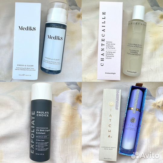 Тоники / мисты Medik8, Chantecaille, Paula's и тд