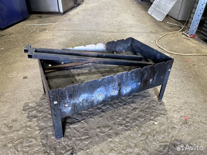 Мангал стальной настольный 31/51/22