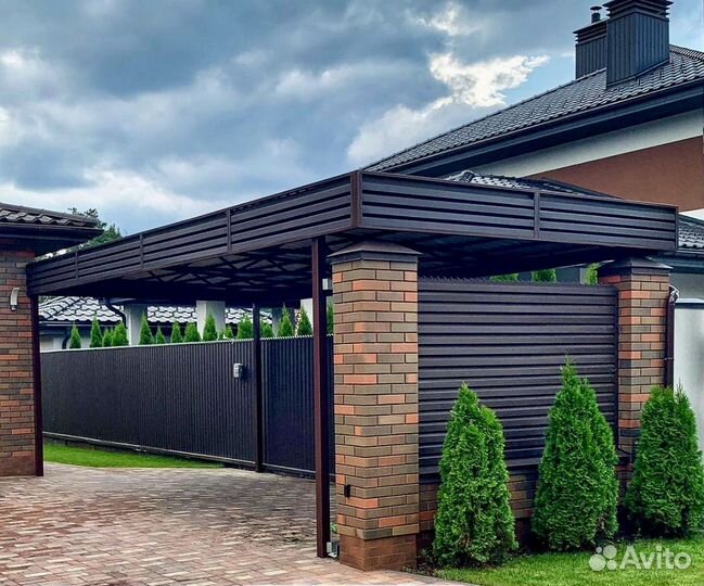 Навесы под ландшафтный дизайн