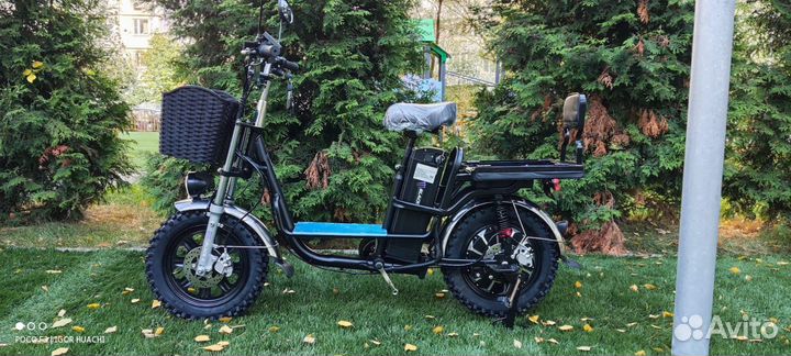 Электровелосипед Монстр Black X 60V/20Ah. 1000W