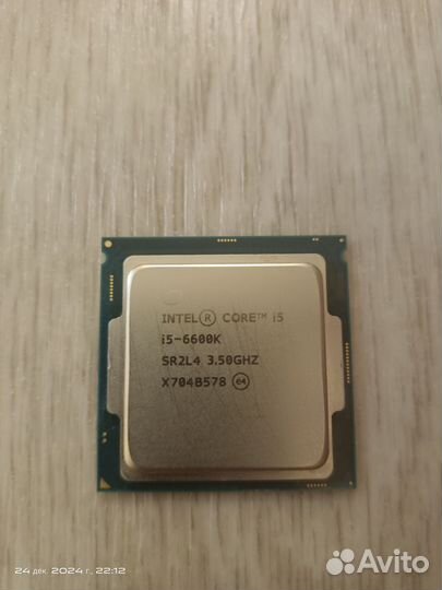 Процессор intel core i5 6600k